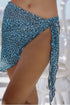 3Pcs Leopard Bikini & Sarong Swim Set